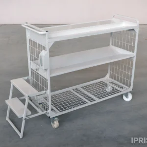 stepped picking trolley