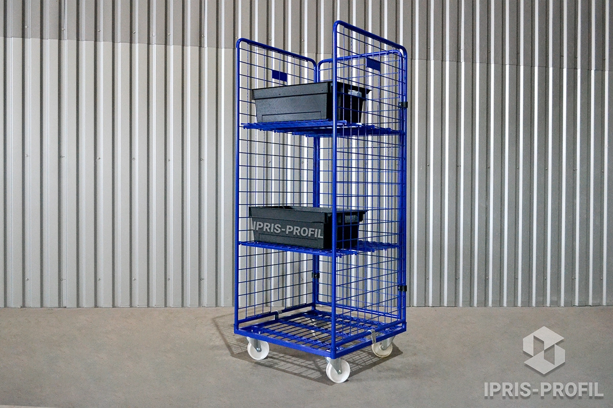 Roll cages with three walls and load capacity up to 550kg