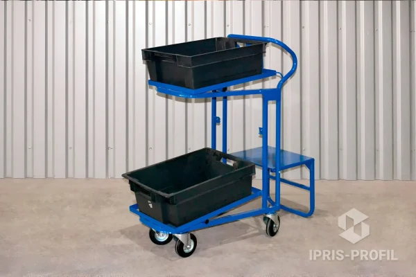 tote boxe trolley with step