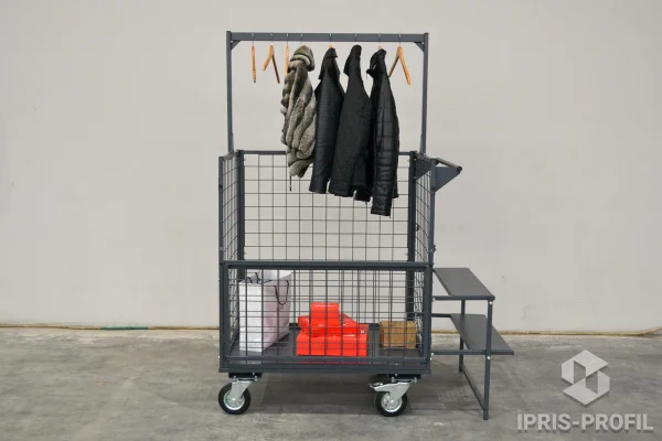 heavy duty garment rails trolleys thz.01